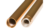 Custom Cycle Engineering Fork Tubes - Gold - 49 Mm - 25.50"
